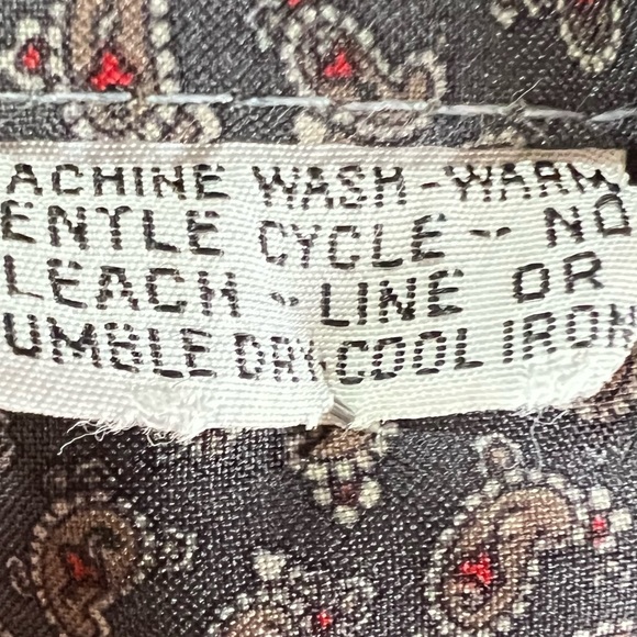 Vintage Christian Dior Monsieur 1980 Paisley Robe - Picture 5 of 6